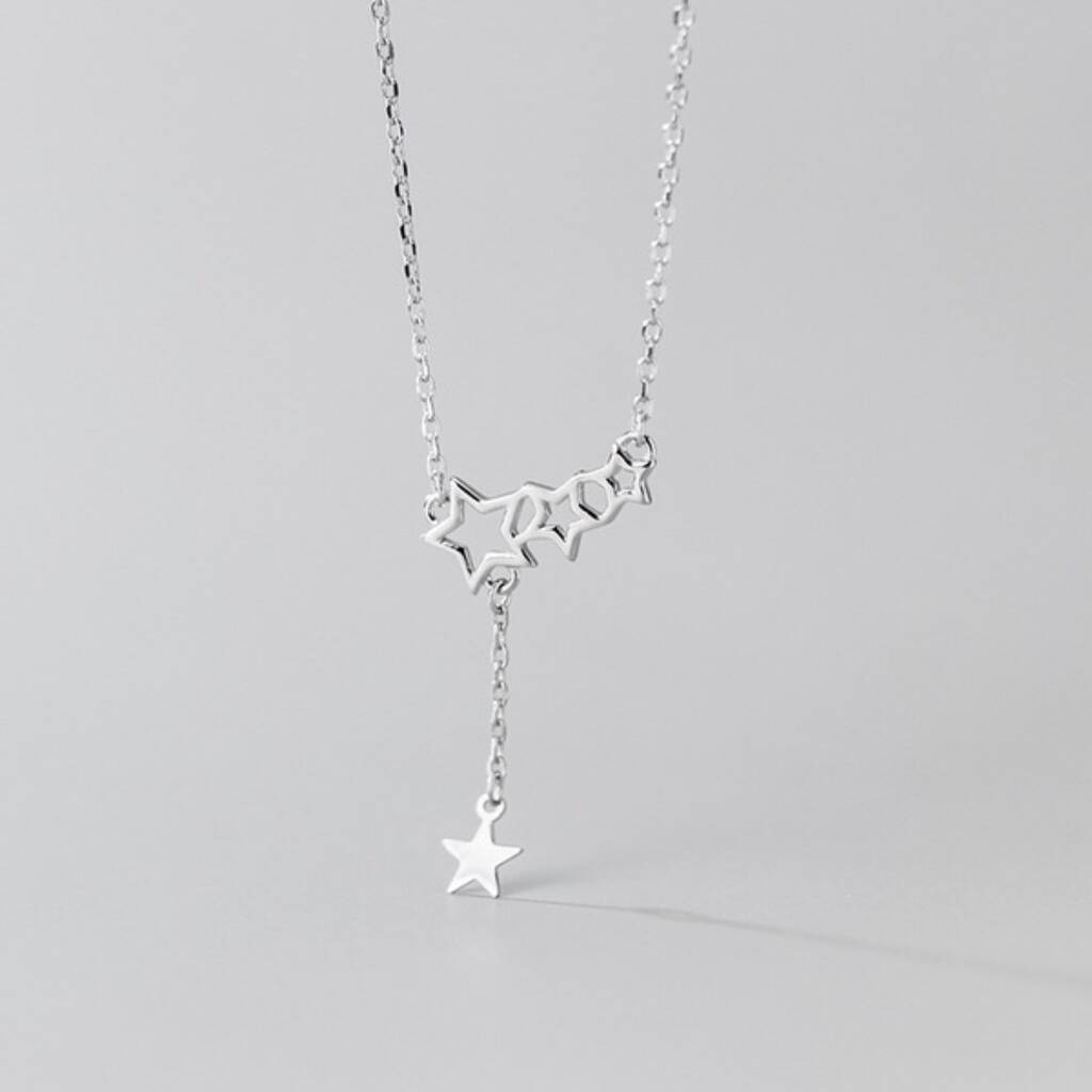 Good Friends Are Like Stars Sterling Silver Necklace