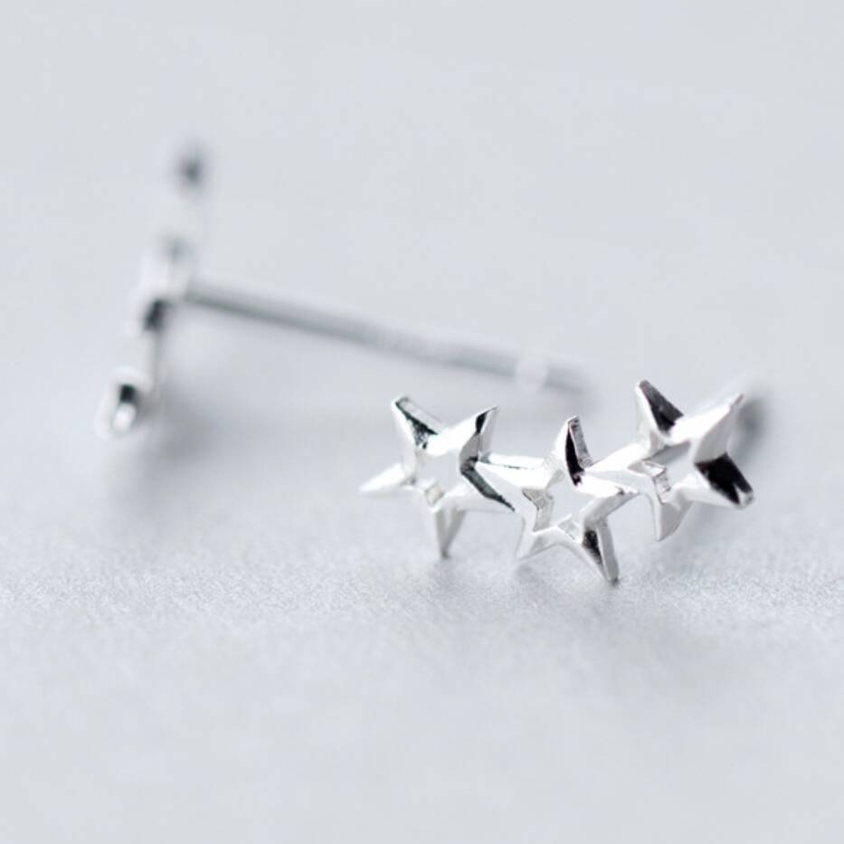 Friends Are Like Stars Christmas Star Stud Earrings